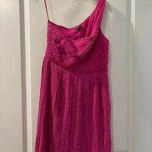 Theory Hot Pink One-Shoulder Dress Sz. 6